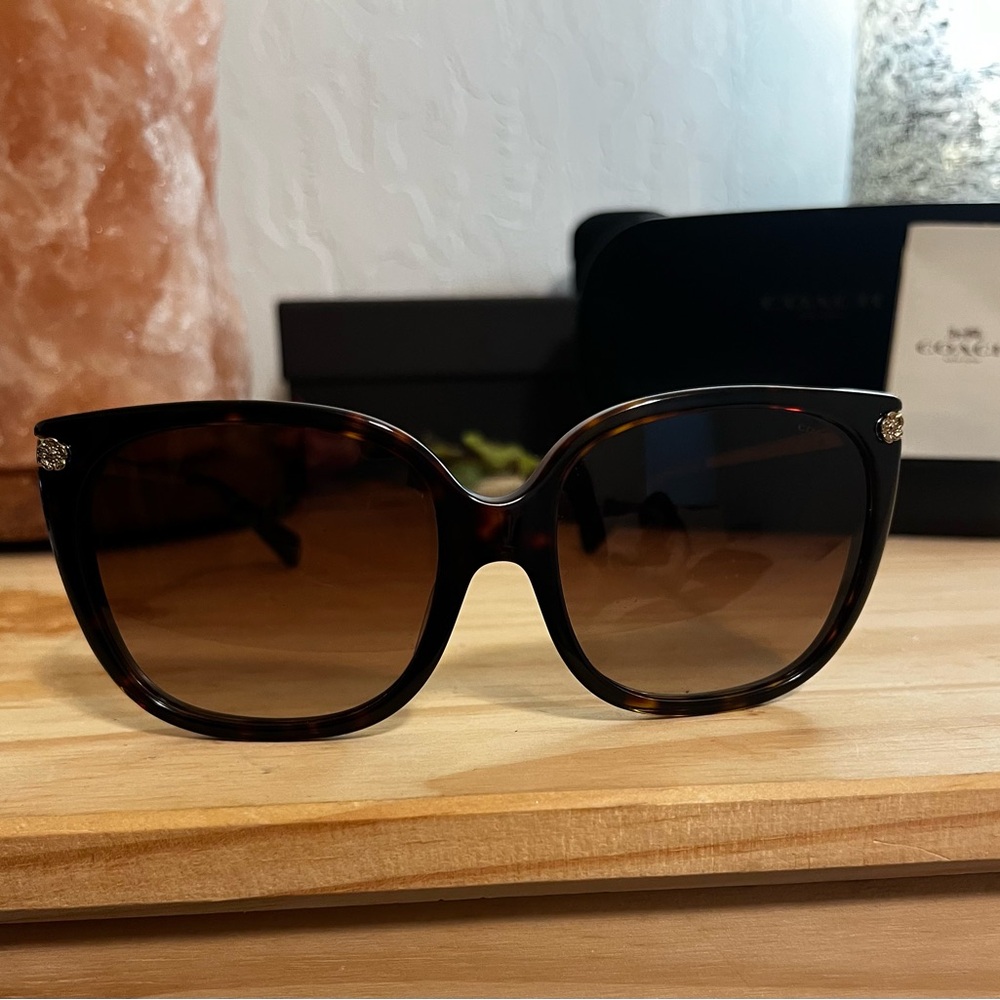 Coach Tortoise Shell Women's Sunglasses